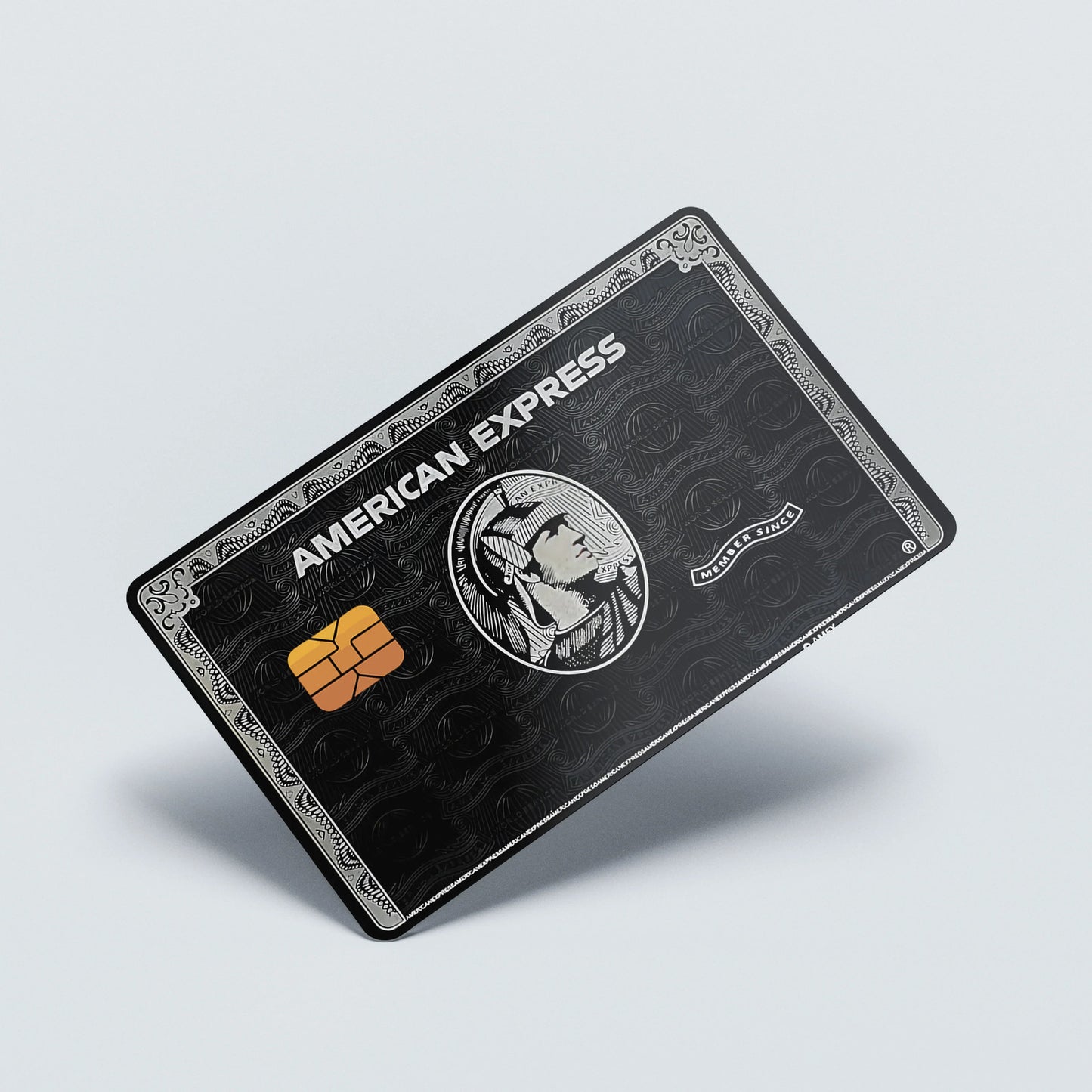 American Express Black Custom Vinyl Credit Card Sticker by CC Wraps