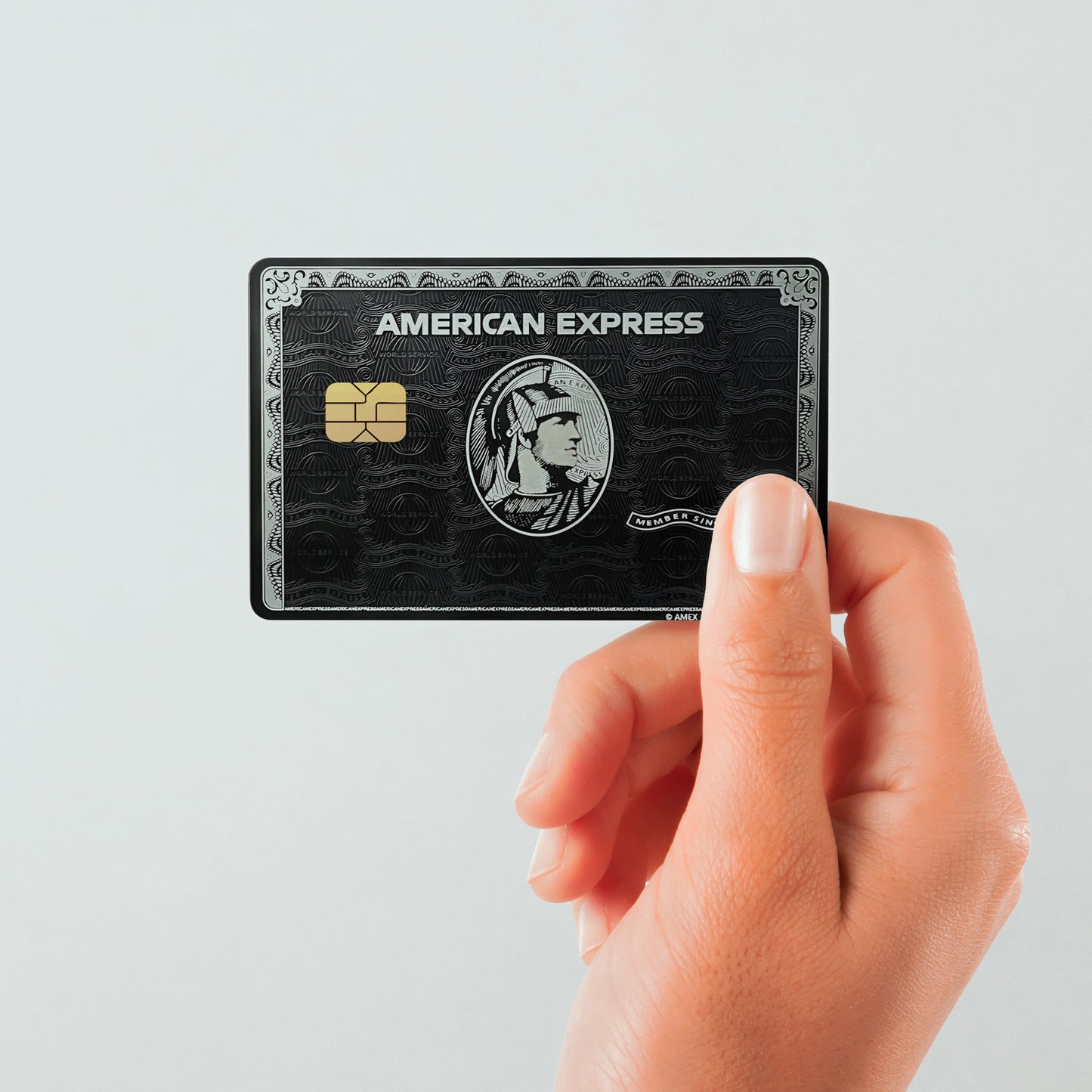 American Express Black Custom Vinyl Credit Card Sticker by CC Wraps