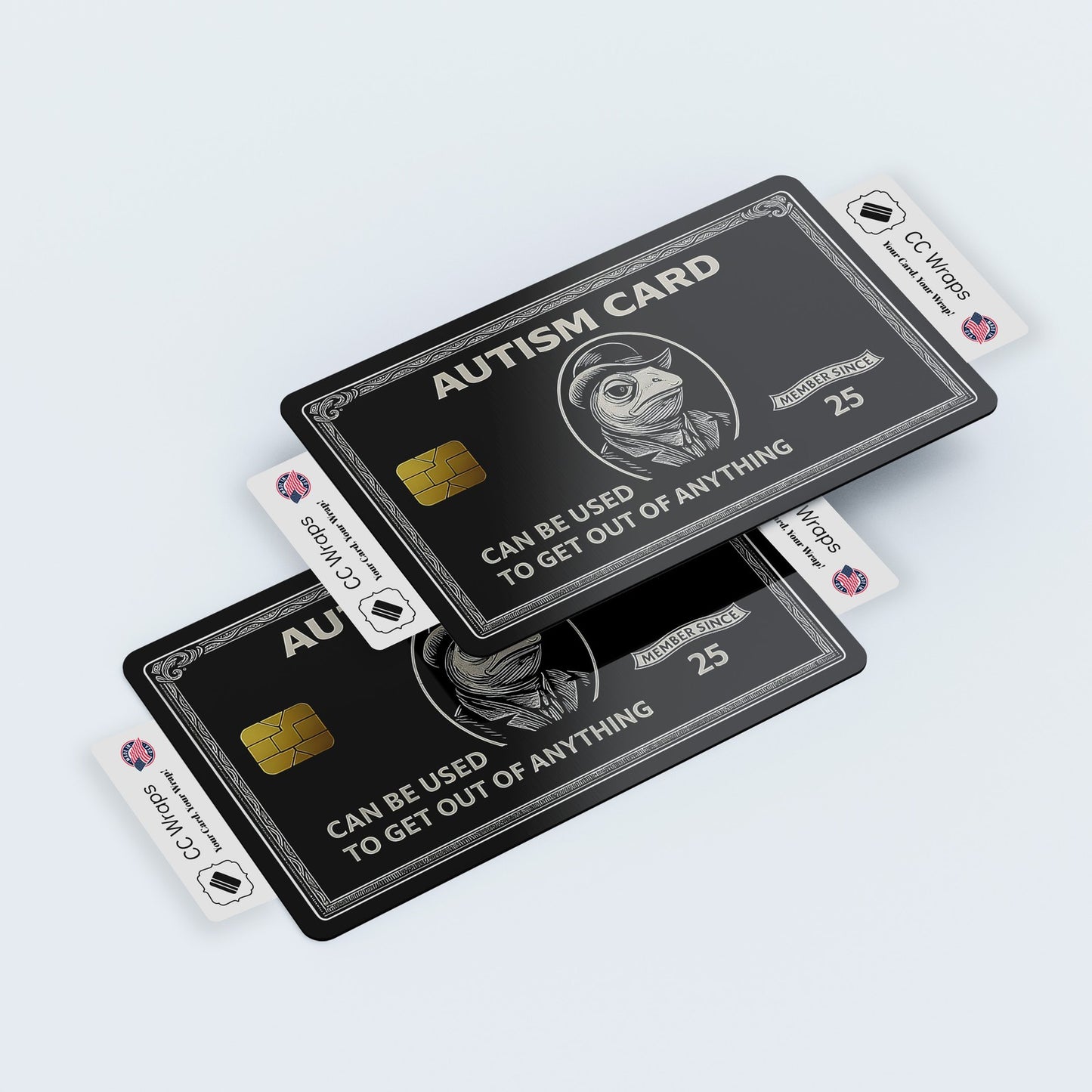 Autism Credit Card Skin - Funny Debit Card Sticker Wrap Vinyl Cover USA Made