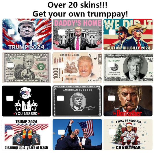 Trump 12 pack combo Credit Card Skin Stickers Skin Card Cover 12 Stickers