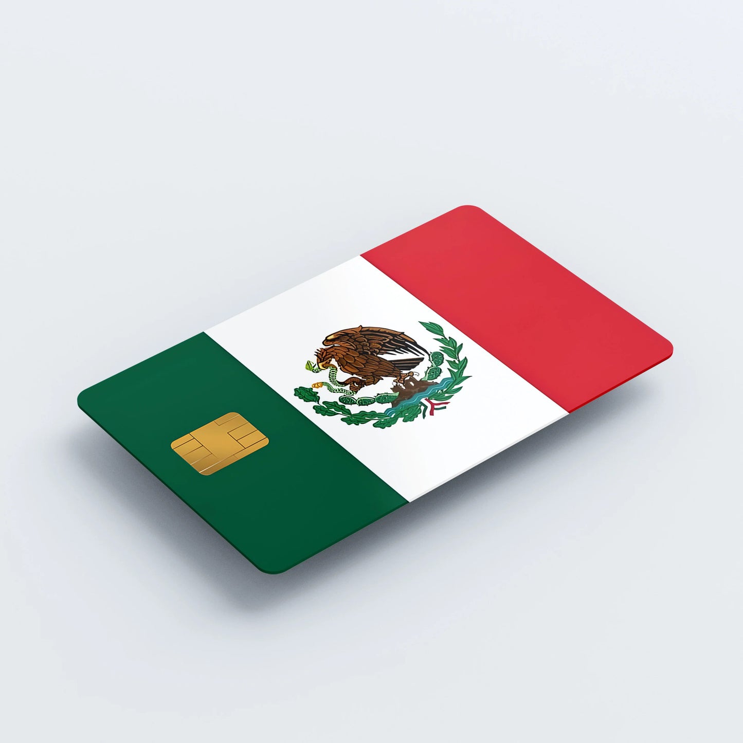 Mexican Flag Custom Vinyl Credit Card Sticker by CC Wraps