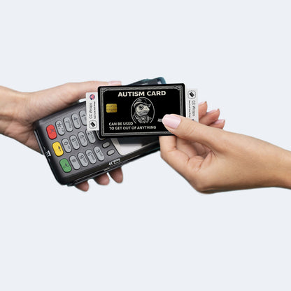 Autism Credit Card Skin - Funny Debit Card Sticker Wrap Vinyl Cover USA Made