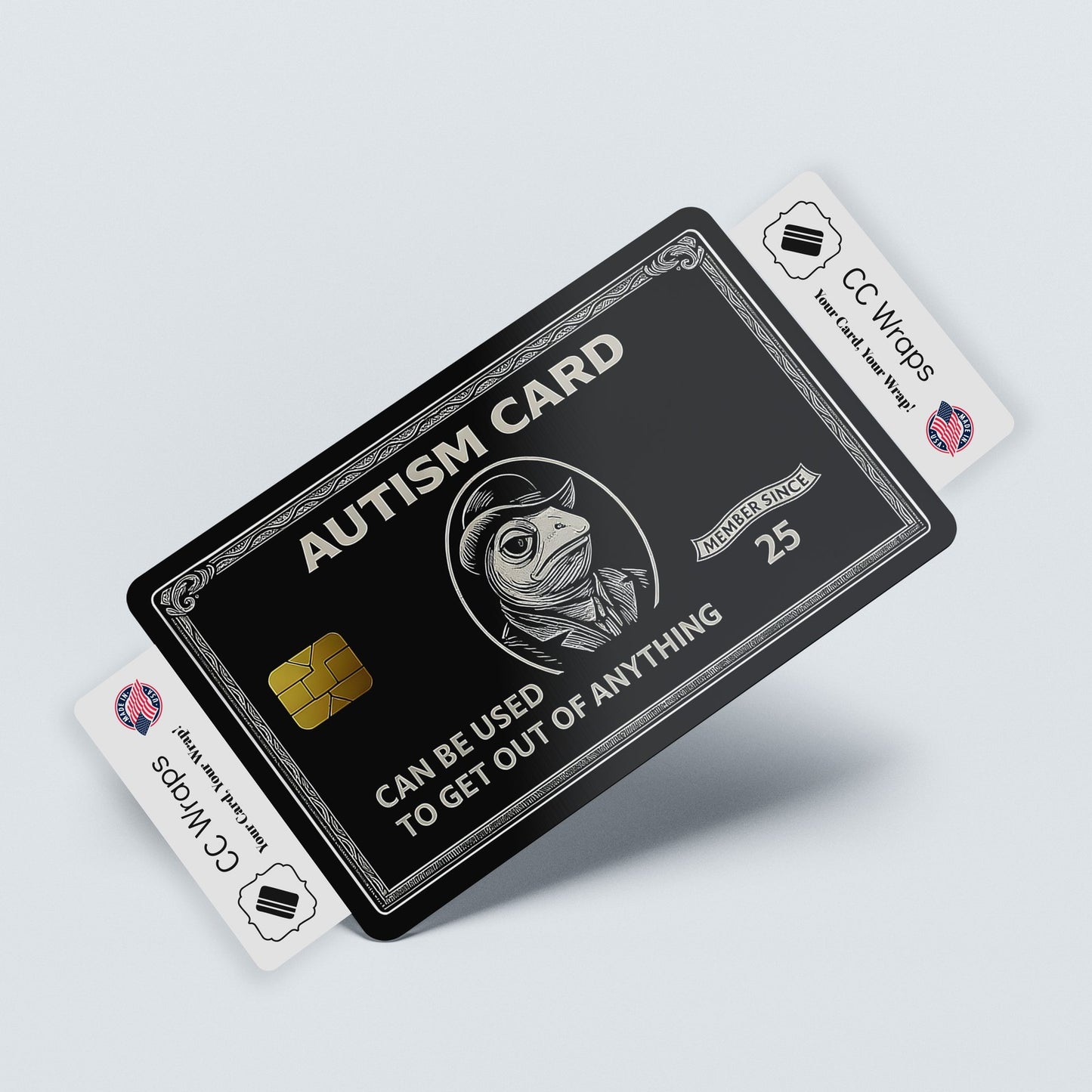 Autism Credit Card Skin - Funny Debit Card Sticker Wrap Vinyl Cover USA Made