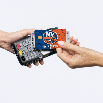 Ny Islanders Credit Card Skin Sticker | NHL Debit Card Cover