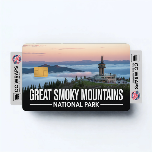 2PK Great Smoky Mountains National Park Credit Card Vinyl Skin Decal