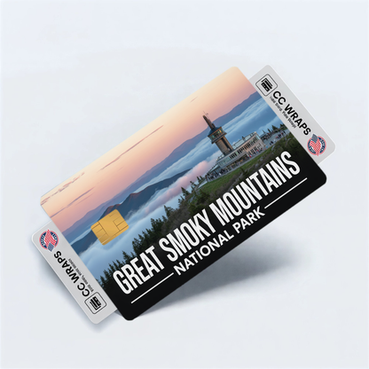 2PK Great Smoky Mountains National Park Credit Card Vinyl Skin Decal