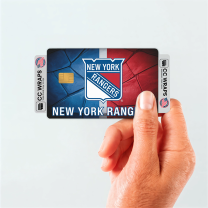 New York Rangers Credit Card Skin Sticker | NHL Debit Card Cover