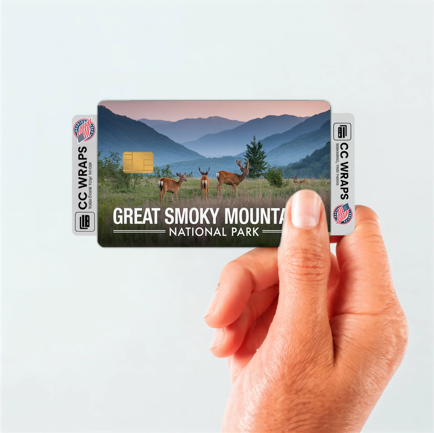 2PK Great Smoky Mountains National Park Credit Card Vinyl Skin Decal
