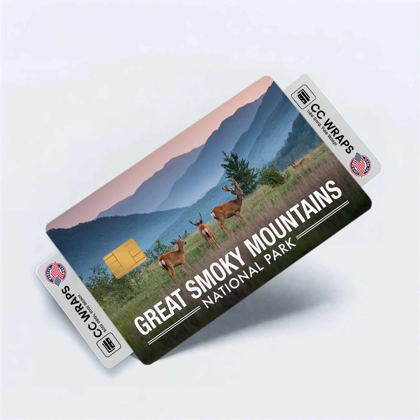 2PK Great Smoky Mountains National Park Credit Card Vinyl Skin Decal