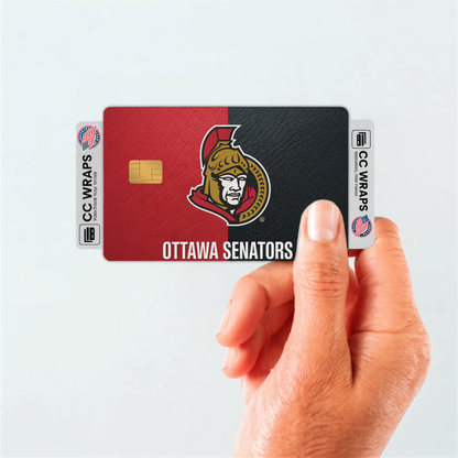Ottawa Senators Credit Card Skin Sticker | NHL Debit Card Cover