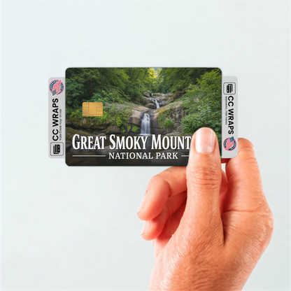 2PK Great Smoky Mountains National Park Credit Card Vinyl Skin Decal