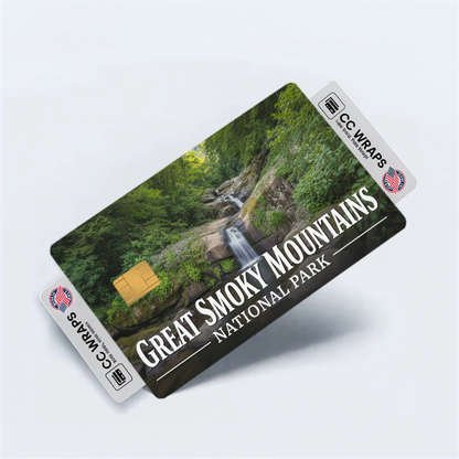 2PK Great Smoky Mountains National Park Credit Card Vinyl Skin Decal