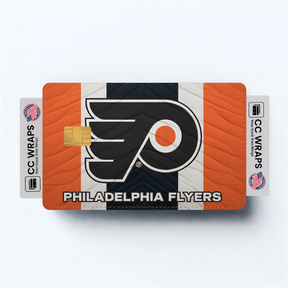 Philadelphia Flyers Credit Card Skin Sticker | NHL Debit Card Cover
