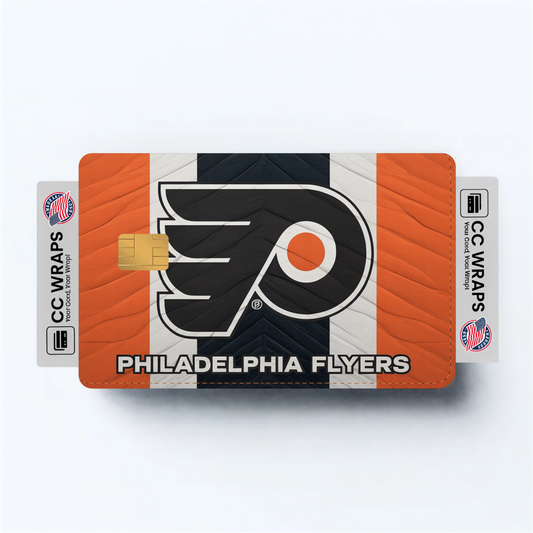 Philadelphia Flyers Credit Card Skin Sticker | NHL Debit Card Cover