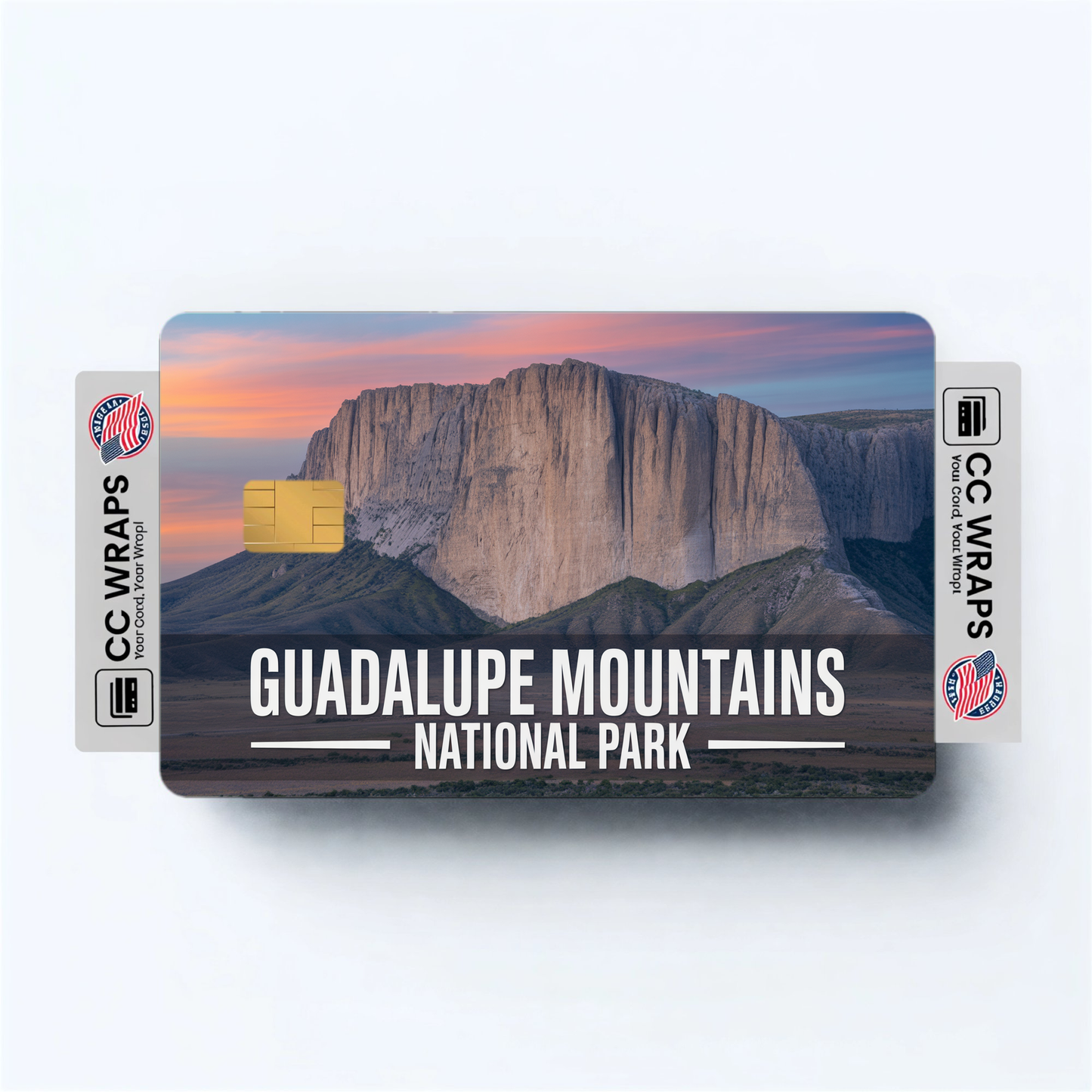2PK Guadalupe Mountains National Park Credit Card Vinyl Skin Decal