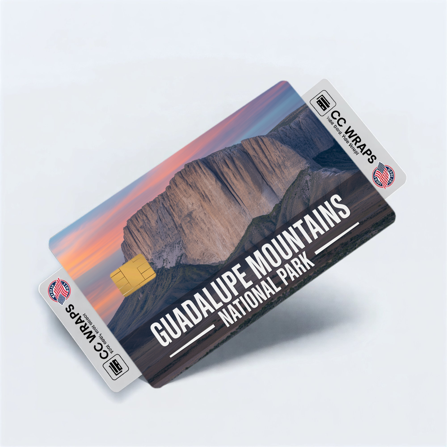 2PK Guadalupe Mountains National Park Credit Card Vinyl Skin Decal