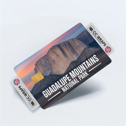 2PK Guadalupe Mountains National Park Credit Card Vinyl Skin Decal