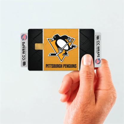 Pittsburgh Penguins Credit Card Skin Sticker | NHL Debit Card Cover