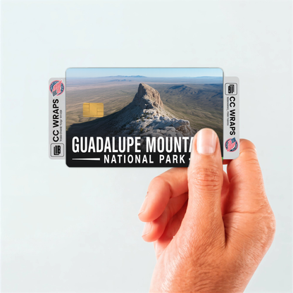 2PK Guadalupe Mountains National Park Credit Card Vinyl Skin Decal