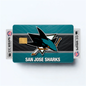 San Jose Sharks Credit Card Skin Sticker | NHL Debit Card Cover