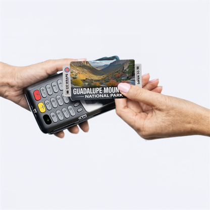 2PK Guadalupe Mountains National Park Credit Card Vinyl Skin Decal