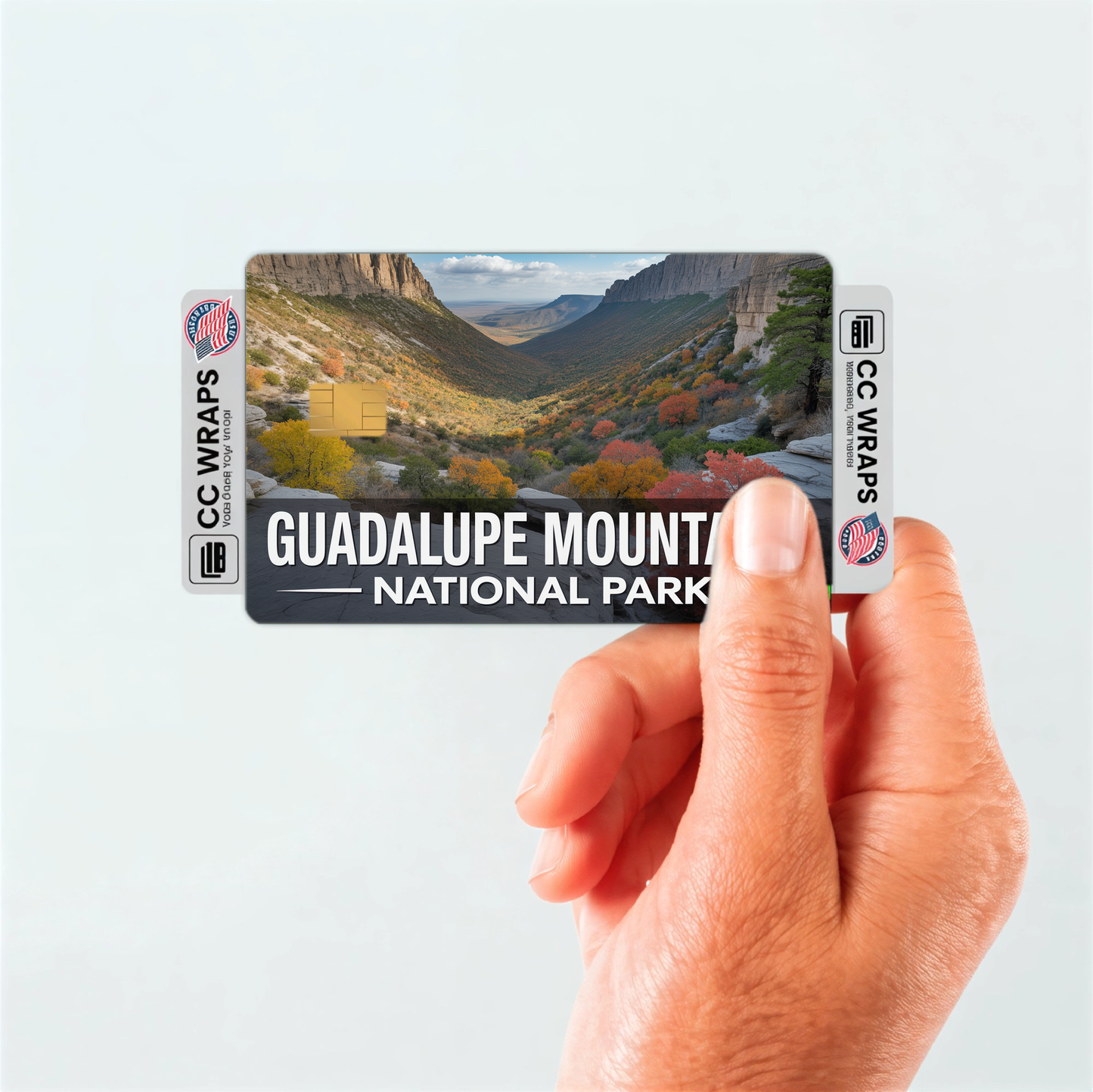 2PK Guadalupe Mountains National Park Credit Card Vinyl Skin Decal