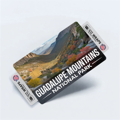 2PK Guadalupe Mountains National Park Credit Card Vinyl Skin Decal