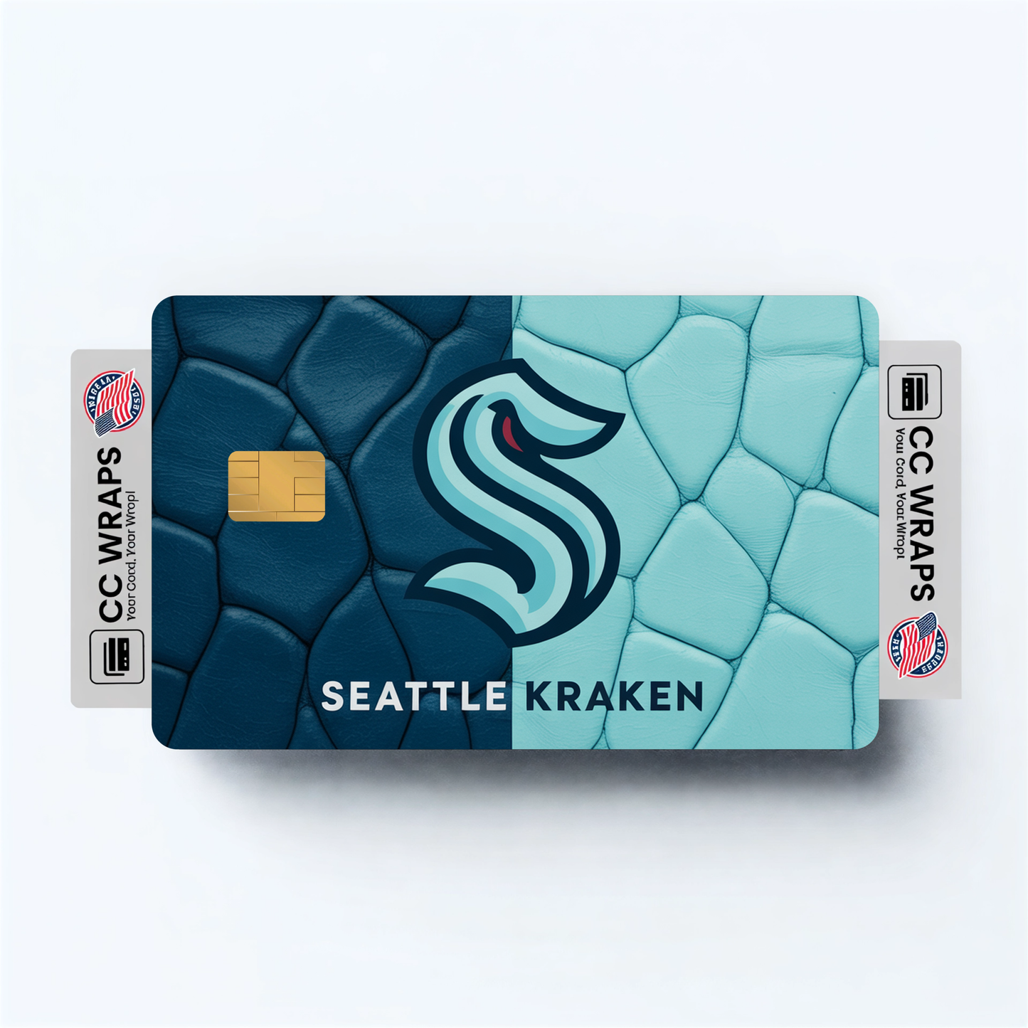 Seattle Kraken Credit Card Skin Sticker | NHL Debit Card Cover