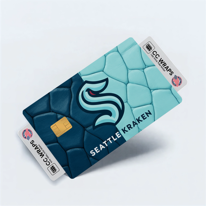 Seattle Kraken Credit Card Skin Sticker | NHL Debit Card Cover