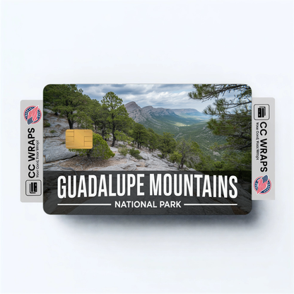 2PK Guadalupe Mountains National Park Credit Card Vinyl Skin Decal