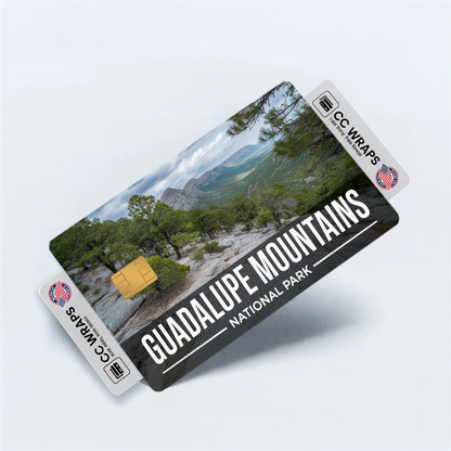 2PK Guadalupe Mountains National Park Credit Card Vinyl Skin Decal