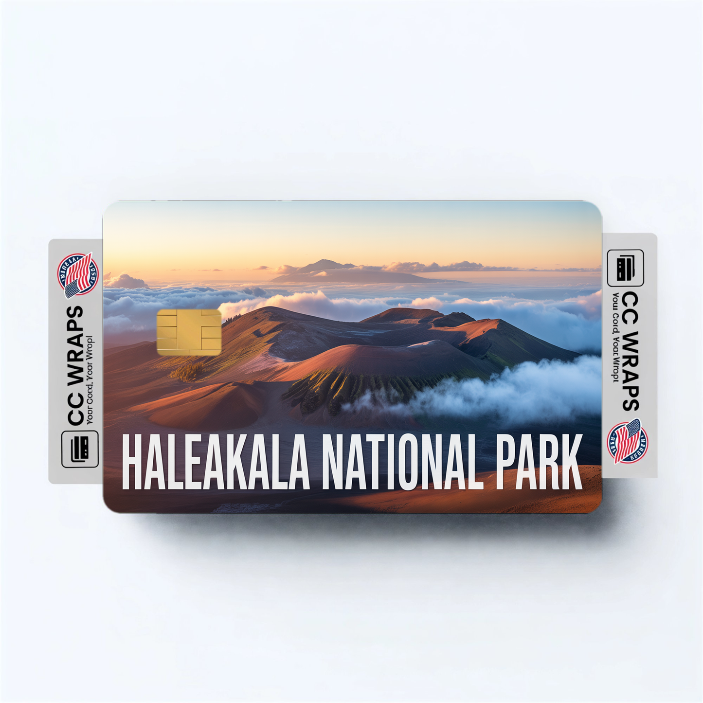 2PK Haleakala National Park Credit Card Vinyl Skin Decal