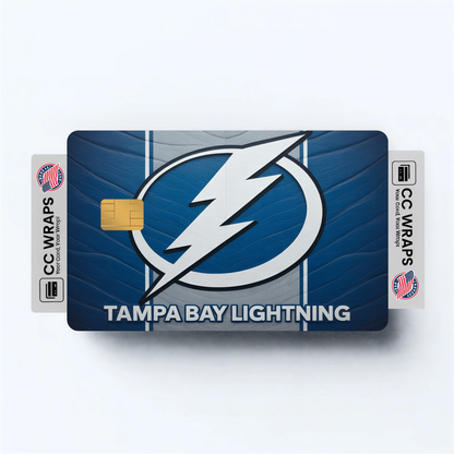 Tampa Bay Lightning Credit Card Skin Sticker | NHL Debit Card Cover