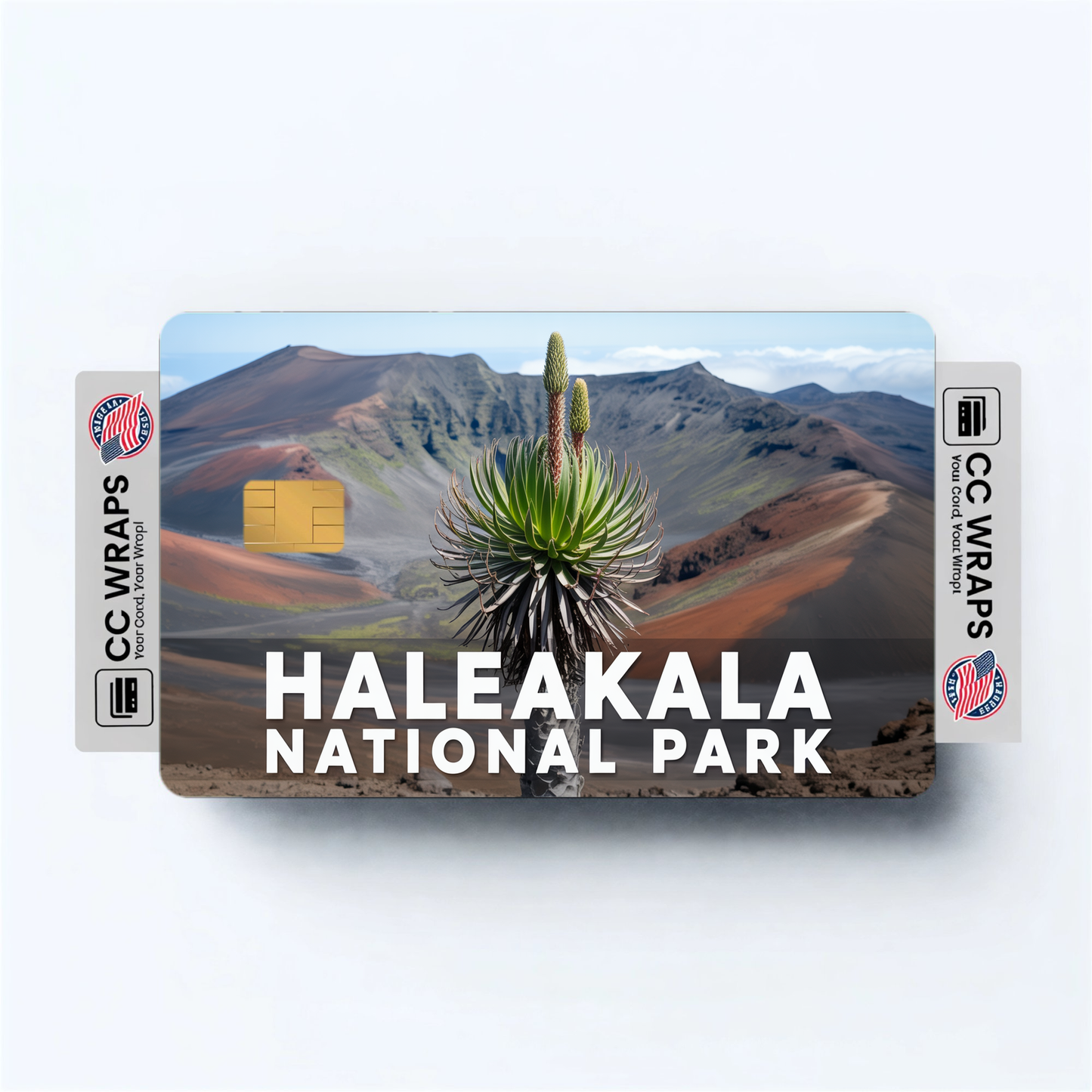 2PK Haleakala National Park Credit Card Vinyl Skin Decal
