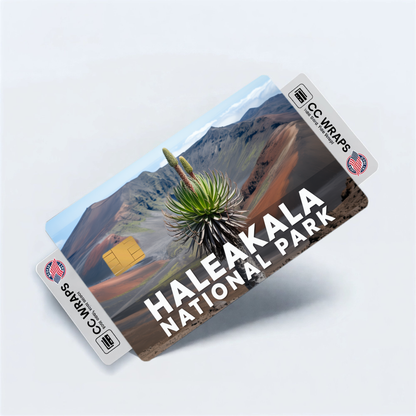 2PK Haleakala National Park Credit Card Vinyl Skin Decal