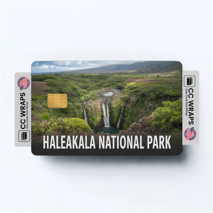 2PK Haleakala National Park Credit Card Vinyl Skin Decal
