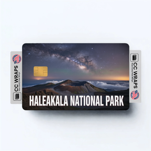2PK Haleakala National Park Credit Card Vinyl Skin Decal