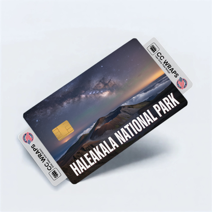 2PK Haleakala National Park Credit Card Vinyl Skin Decal