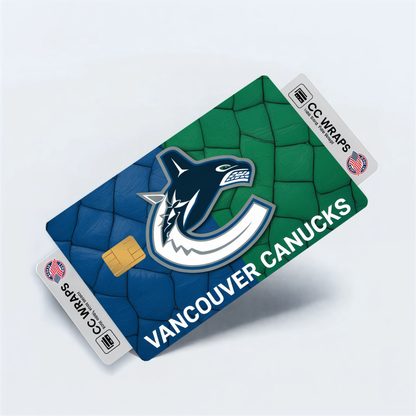 Vancouver Canucks Credit Card Skin Sticker | NHL Debit Card Cover