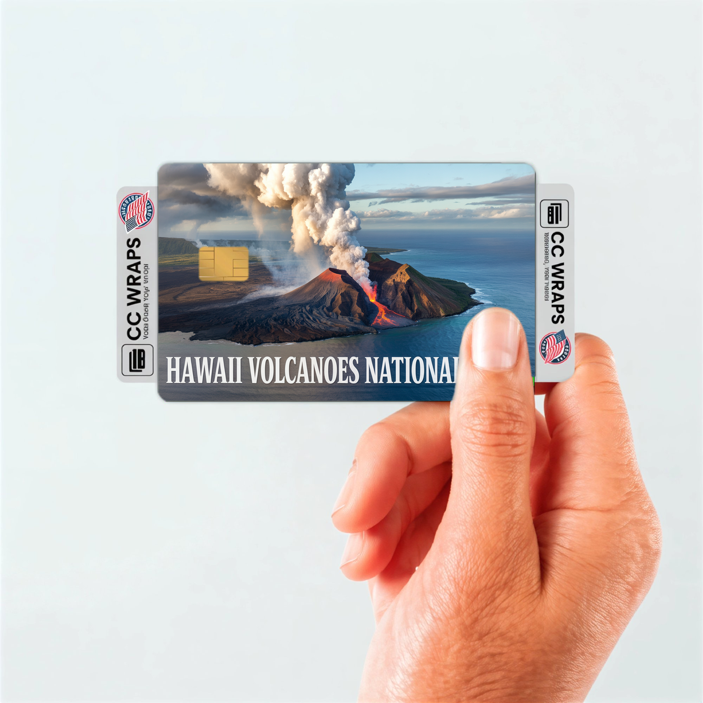 2PK Hawaii Volcanoes National Park Credit Card Vinyl Skin Decal