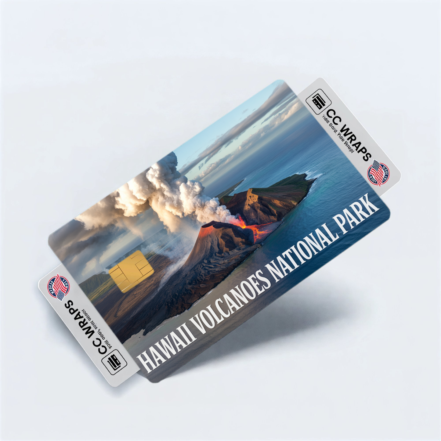 2PK Hawaii Volcanoes National Park Credit Card Vinyl Skin Decal