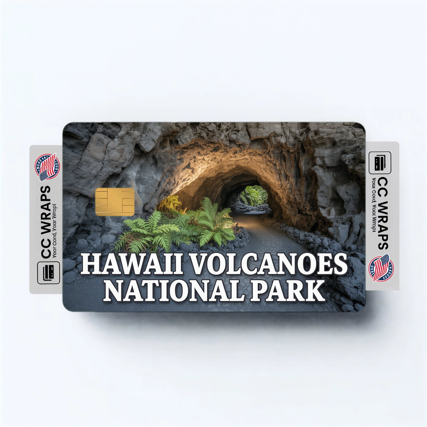 2PK Hawaii Volcanoes National Park Credit Card Vinyl Skin Decal