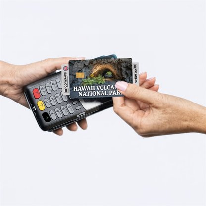 2PK Hawaii Volcanoes National Park Credit Card Vinyl Skin Decal