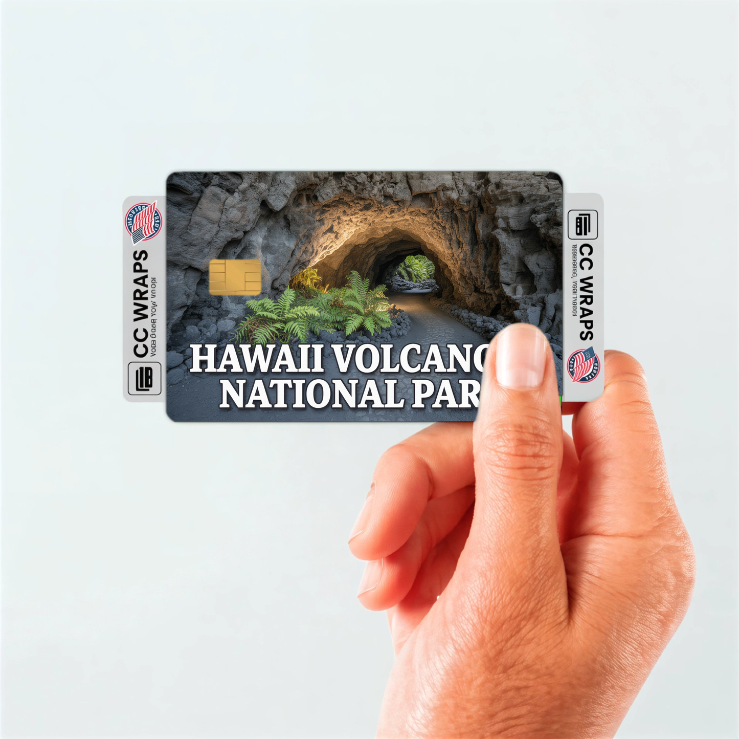 2PK Hawaii Volcanoes National Park Credit Card Vinyl Skin Decal