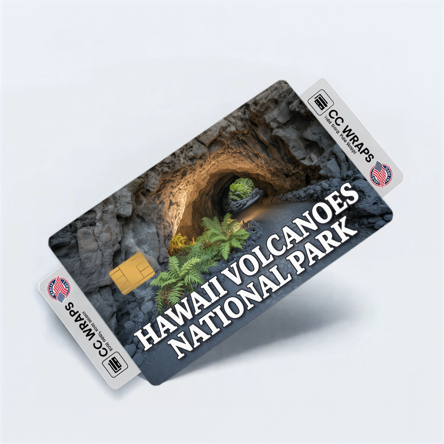 2PK Hawaii Volcanoes National Park Credit Card Vinyl Skin Decal