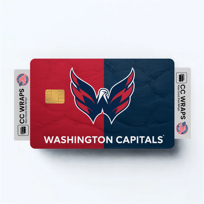 Washington Capitals Credit Card Skin Sticker | NHL Debit Card Cover
