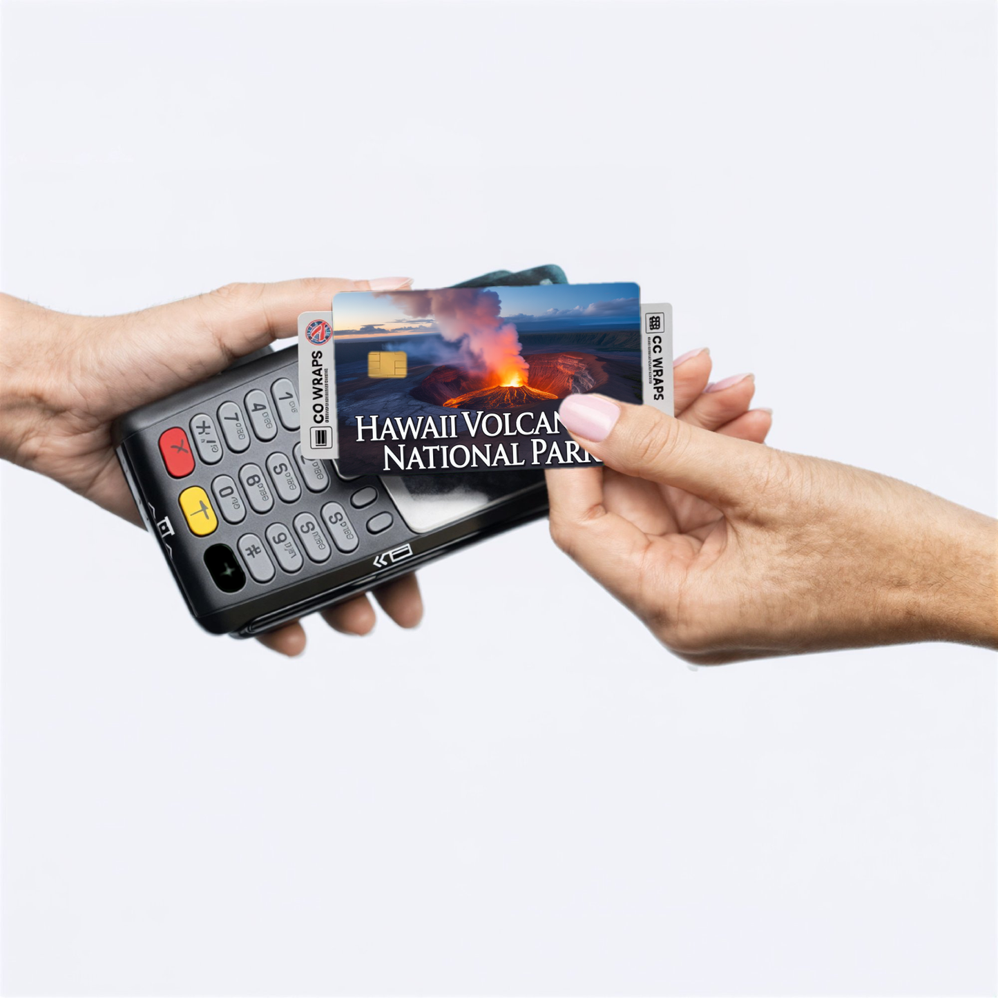 2PK Hawaii Volcanoes National Park Credit Card Vinyl Skin Decal