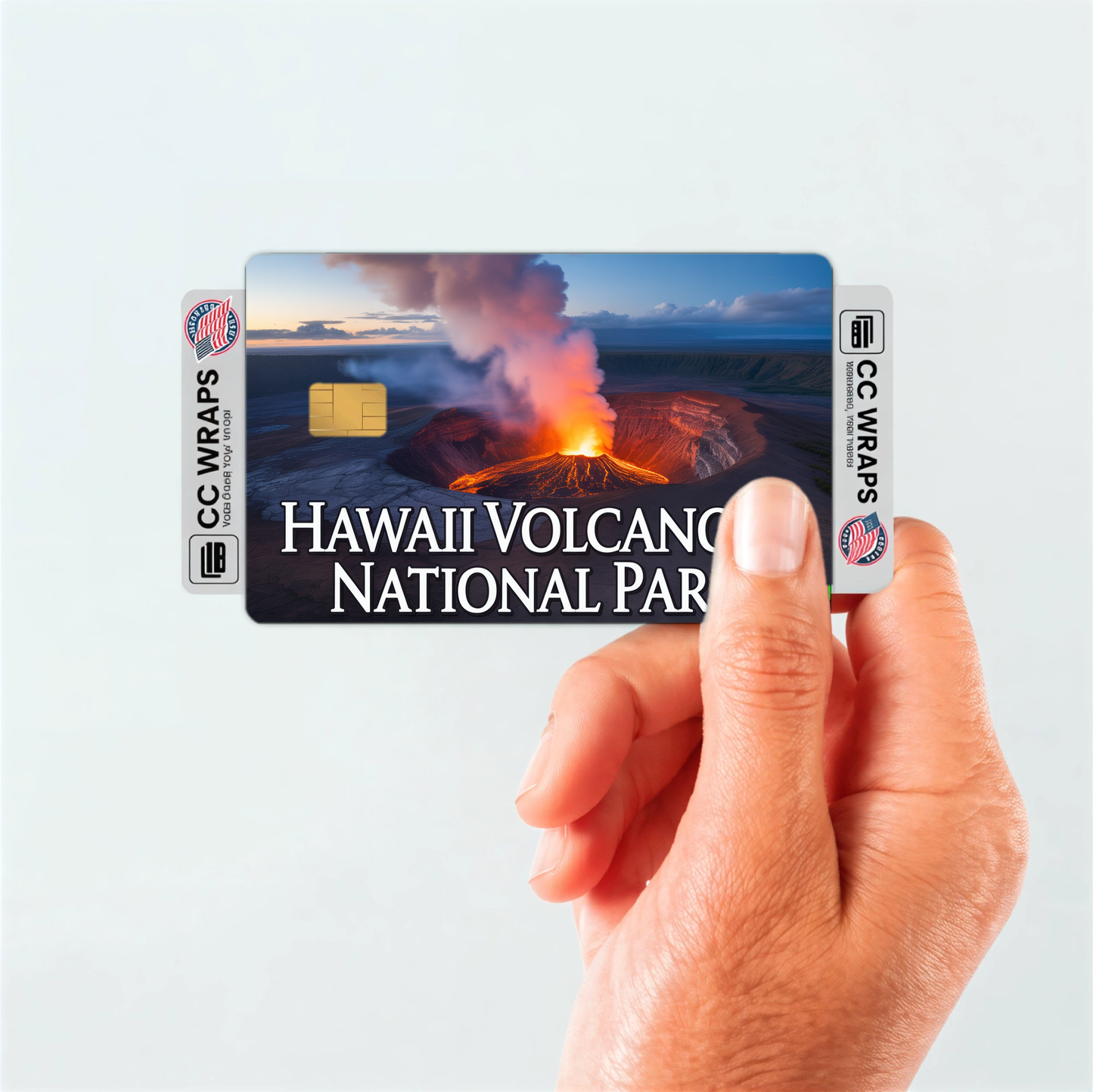 2PK Hawaii Volcanoes National Park Credit Card Vinyl Skin Decal