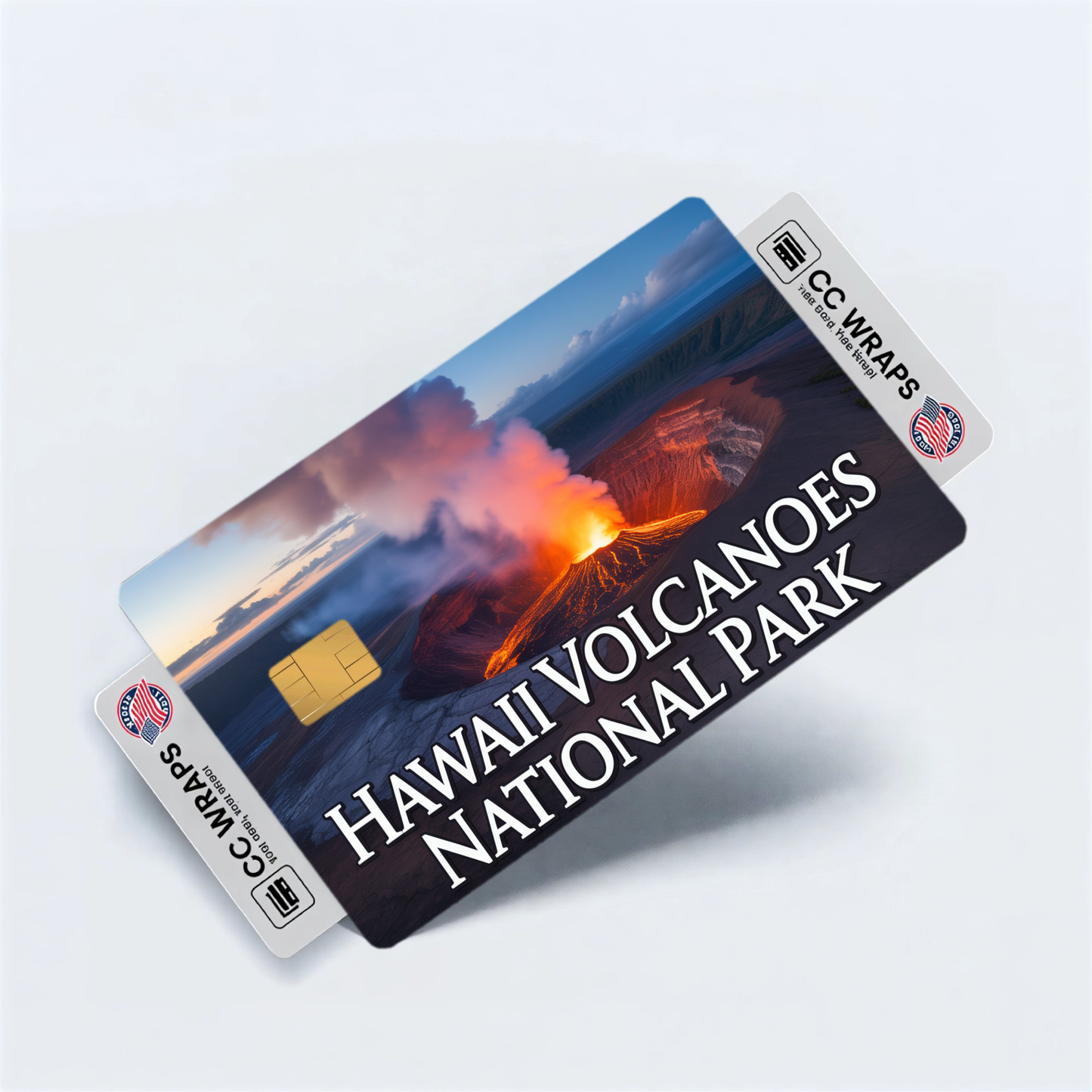 2PK Hawaii Volcanoes National Park Credit Card Vinyl Skin Decal