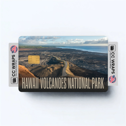 2PK Hawaii Volcanoes National Park Credit Card Vinyl Skin Decal